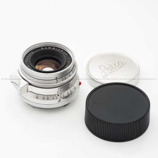 Leica 35mm f2 Summicron Lens 8-Element Leica #11308 CLA'd By DAG, Made in Canada- Used -Excellent