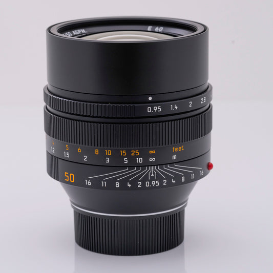Leica Noctilux-M 50mm f/0.95 ASPH. Lens Black MFR #11602