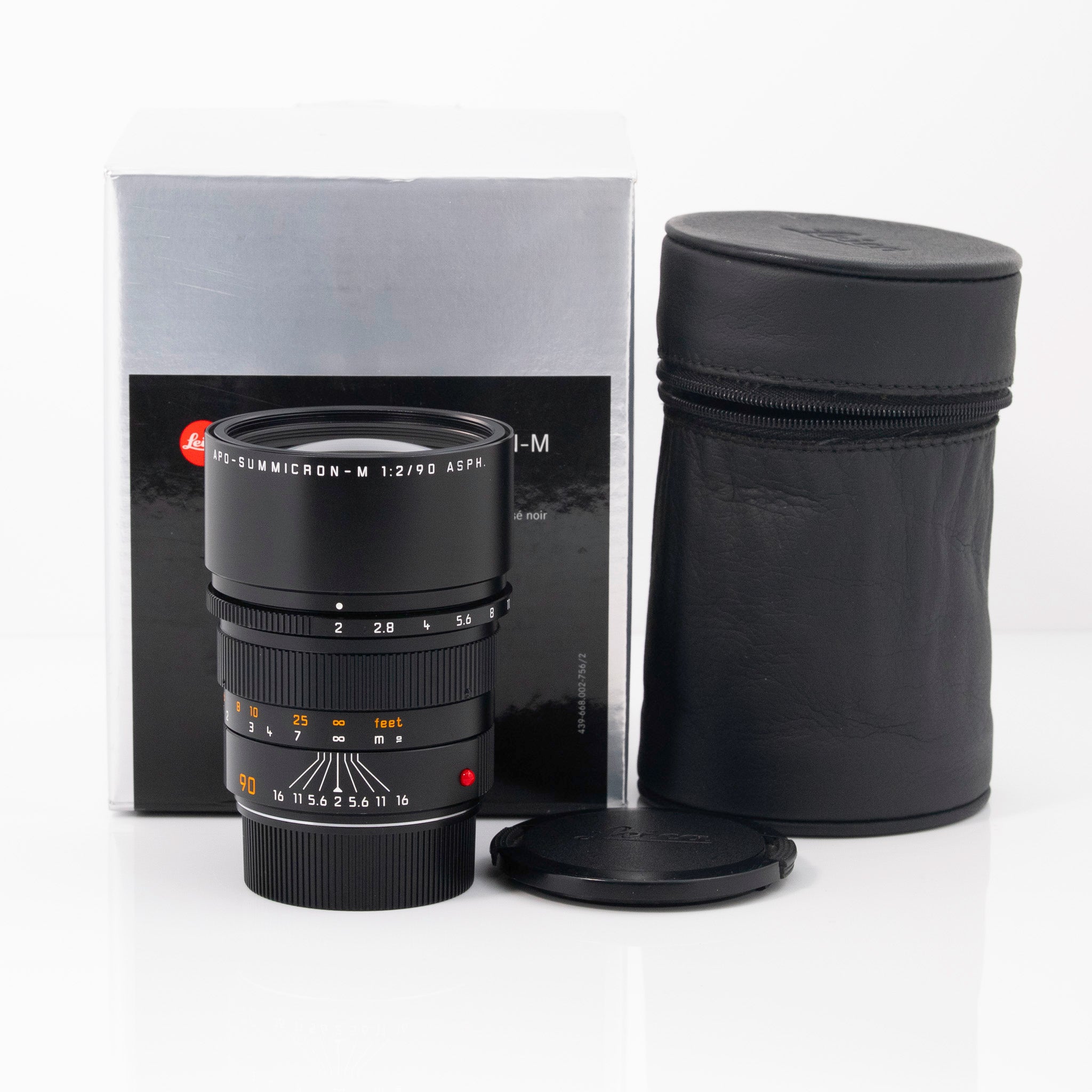 Leica APO-Summicron-M 90mm f/2 ASPH. Lens Black #11884
