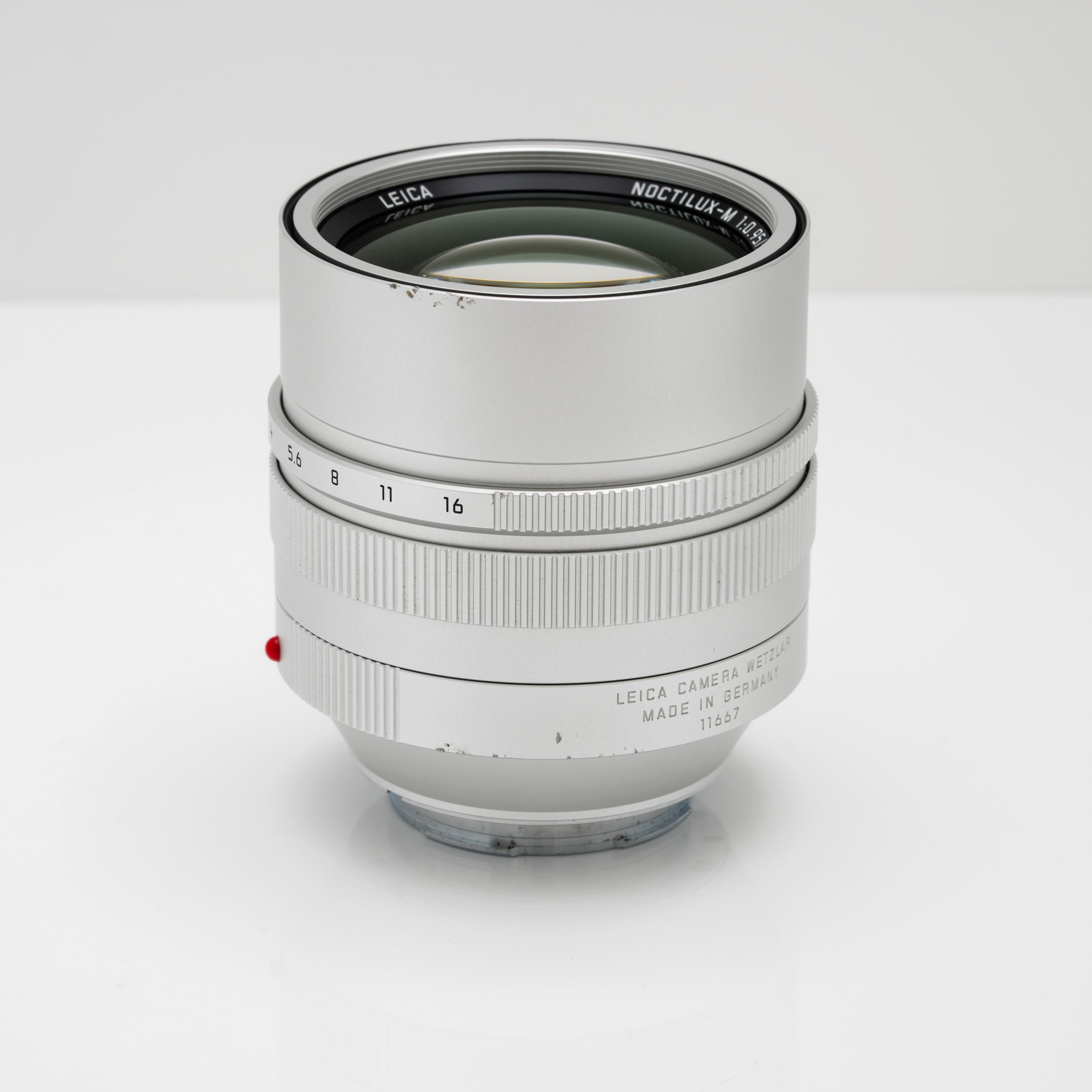Leica Noctilux-M 50mm f/0.95 ASPH. Lens (Silver) MFR #11667