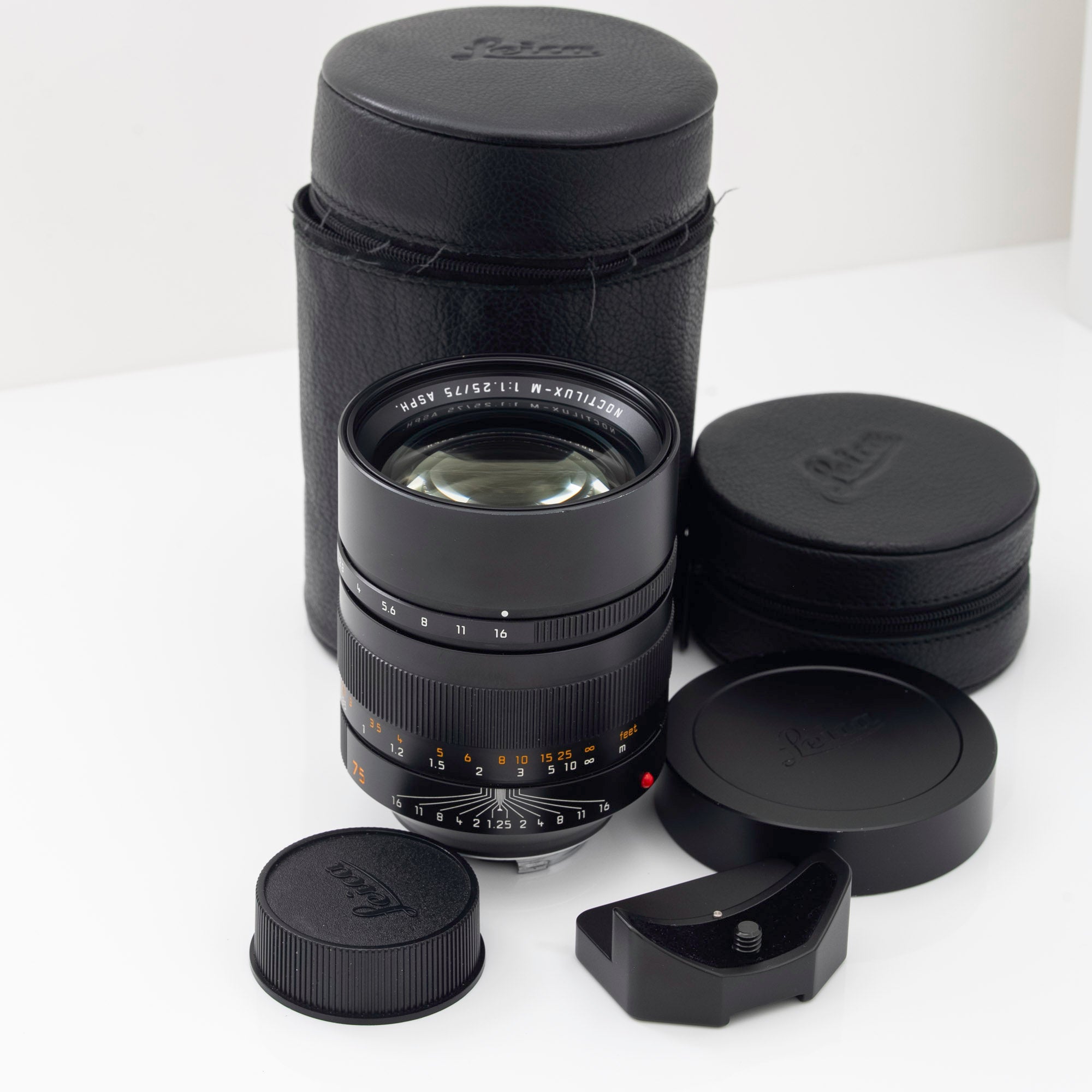 Leica Noctilux-M 75mm f/1.25 ASPH. Lens (Black) MFR #11676