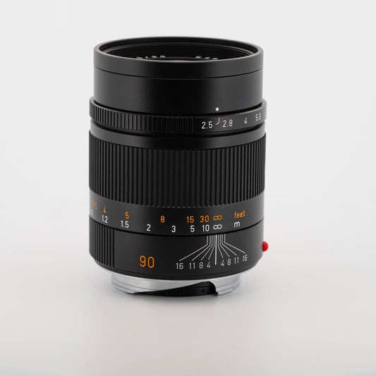 Leica 90mm f/2.5 Summarit-M Manual Focus Lens (Black) #11646