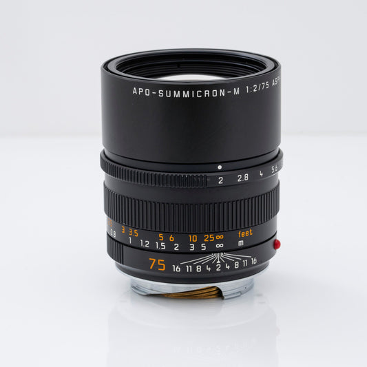 Leica APO-Summicron-M 75mm F/2 ASPH. Lens Black #11637