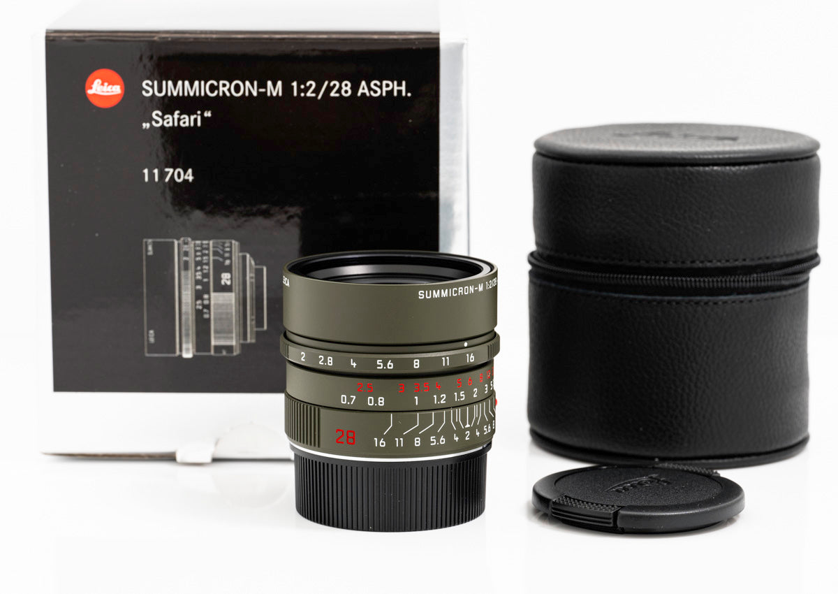 Leica Summicron-M 28 f/2 ASPH  "Safari" Edition Lens - Used - Like New #11704