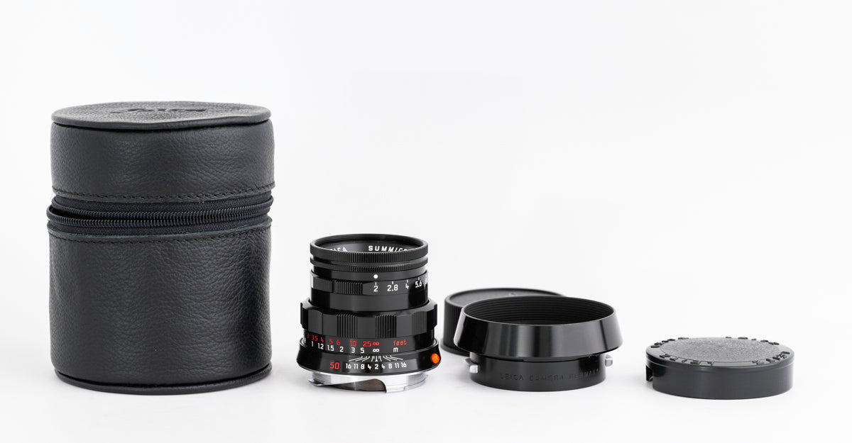 Leica Summicron-M 50mm F2 - Black Paint From MP Classic Set RARE (500 PC Worldwide) Limited Edition