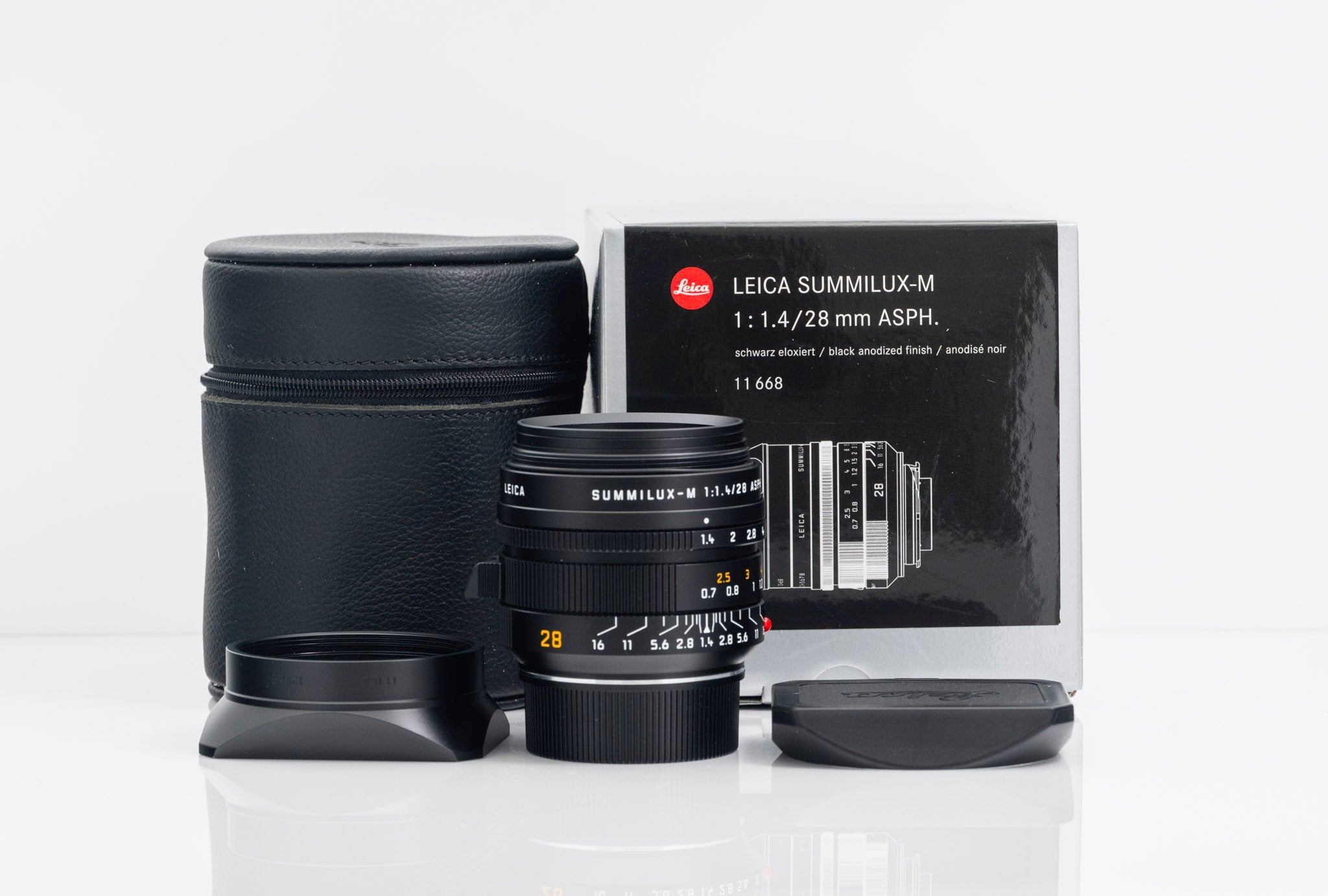 Leica Summilux-M 28mm f/1.4 ASPH. Lens Black #11668