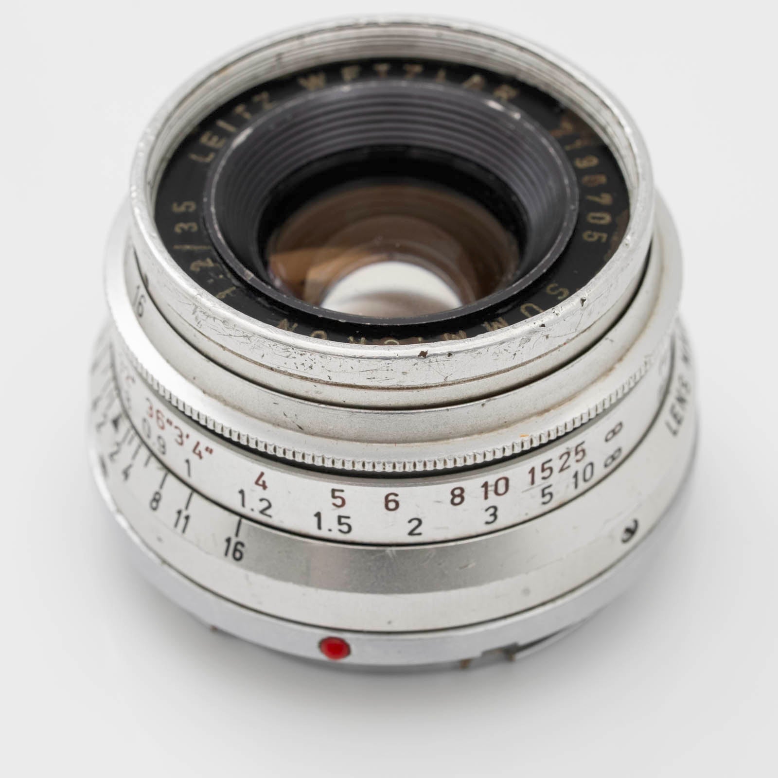 Leica 35mm f2 Summicron Lens 8-Element Leica #11308 CLA'd By DAG, Made in Germany- Used- Bargain