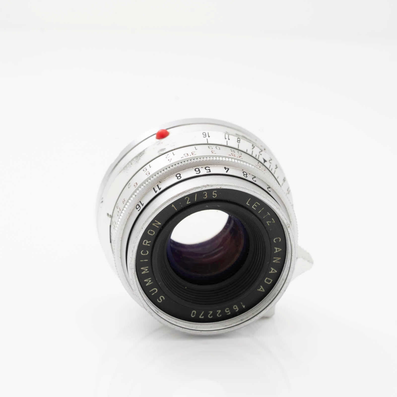 Leica 35mm f2 Summicron Lens 8-Element Leica #11308 CLA'd By DAG, Made in Canada- Used -Excellent